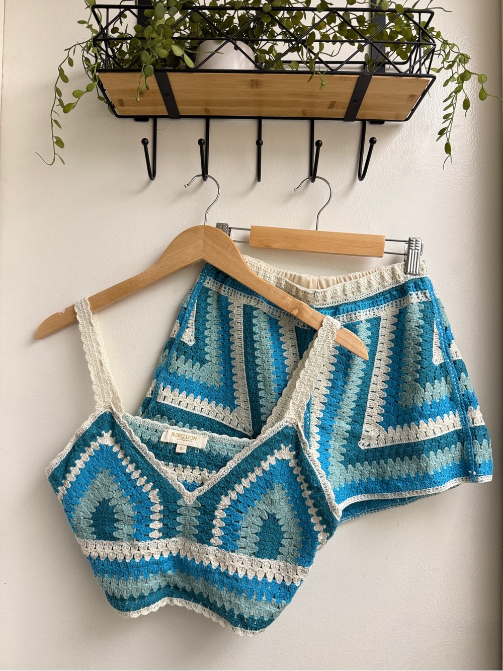 Rebellion Boho Crochet Two-Piece Set